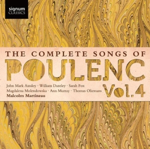 Poulenc - Songs Vol 4 in the group Externt_Lager /  at Bengans Skivbutik AB (923683)