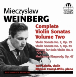 Weinberg - Violin Sonatas Vol 2 in the group Externt_Lager /  at Bengans Skivbutik AB (934549)
