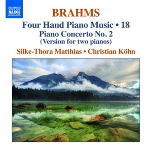 Brahms - Four Hand Piano Music Vol 18 in the group Externt_Lager /  at Bengans Skivbutik AB (945547)
