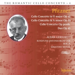 Pfitzner - Romantic Cello Concerto Vol 4 in the group Externt_Lager /  at Bengans Skivbutik AB (997049)