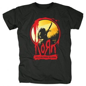Korn Stage Mens Black T Shirt in the group OTHER / Merchandise at Bengans Skivbutik AB (V-2626333)