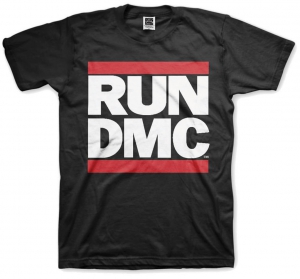 Run DMC Logo Black Mens T Shirt in the group OTHER / Merchandise at Bengans Skivbutik AB (V-2628350)