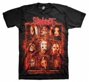 Slipknot Rusty Face Mens Black T Shirt in the group Minishops / Slipknot at Bengans Skivbutik AB (V-2628821)