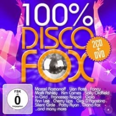 Various Artists - 100 % Disco Fox (2Cd+Dvd) in the group OTHER / Övrigt /  at Bengans Skivbutik AB (1018029)