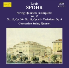 Spohr - String Quartets Vol 17