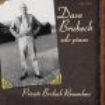 Brubeck Dave - Private Brubeck Remembers in the group CD / Jazz/Blues at Bengans Skivbutik AB (1902297)
