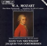 Mozart Wolfgang Amadeus - Transcriptions For Organ Duet