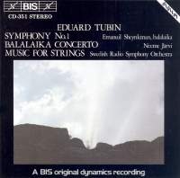 Tubin Eduard - Symphony 1 /Balalaika Conc