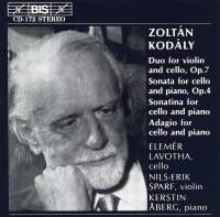 Kodaly Zoltan - Cello Works