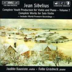 Sibelius Jean - Youth Production Vol1