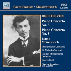 Beethoven Ludwig Van - Piano Concertos 3 & 5 /Moiseiw