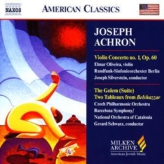 Achron Joseph - Violin Conserto No 1