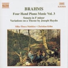 Brahms Johannes - Four Hand Piano Music 3