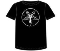 Black Metal - T/S Pentagram Goat (L)