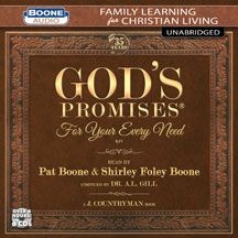 Boone Pat & Shirley Foley Boone - God's Promises For Your Every Need in the group CD / RNB, Disco & Soul at Bengans Skivbutik AB (2370262)