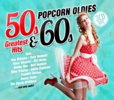 Popcorn Oldies - 50S & 60S Greatest - Various in the group CD / Pop-Rock at Bengans Skivbutik AB (2408294)