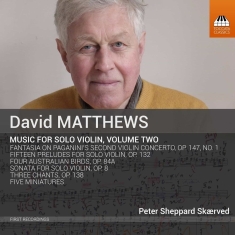 Matthews David - Music For Solo Violin, Vol. 2