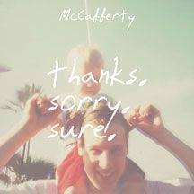Mccafferty - Thanks Sorry Sure in the group CD / Rock at Bengans Skivbutik AB (2519853)