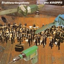 Die Krupps - Stahlwerksynfonie (Grey/Black Splat in the group OTHER / Övrigt /  at Bengans Skivbutik AB (2540210)