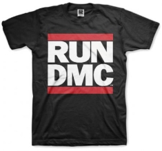 Run DMC Logo Black Mens T Shirt: Small - T-shirt S
