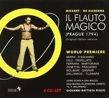 Serra/ Cilli/ Ferrara/ Molinari/ Rigon - Mozart: Il Flauto Magico in the group CD / Pop at Bengans Skivbutik AB (3042834)