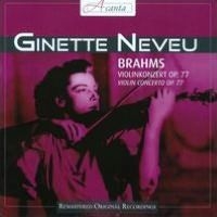 Ginette Neveu - Brahms: Violinkonzert Op. 77 in the group OTHER / Övrigt /  at Bengans Skivbutik AB (3043338)