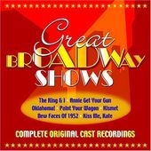 Great Broadway Shows - Original Cast Recordings in the group OTHER / Övrigt /  at Bengans Skivbutik AB (3043903)