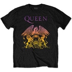 Queen - QUEEN MEN'S TEE: GRADIENT CREST