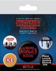 Stranger Things - Stranger Things (Upside Down) Badge Pack