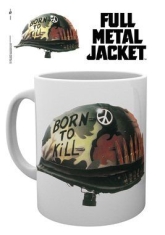 Full Metal Jacket - Helmet Born To Kill - Mug in the group MERCHANDISE / Mug / Soundtrack at Bengans Skivbutik AB (3594420)