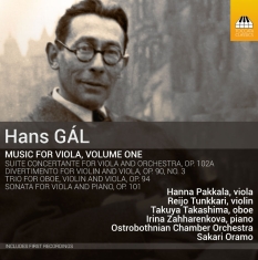 Gál Hans - Music For Viola, Vol. 1