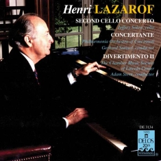 Lazarof Henri - Cello Concerto #2 Concertante Div