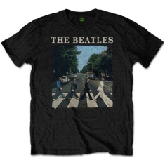 Beatles -  The Beatles Unisex Premium Tee: Abbey Road & Logo (M)