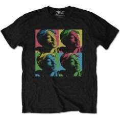 2pac -  Tupac Unisex Tee: Pop Art (L)