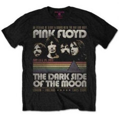 Pink Floyd -  T-shirt - Vintage Stripes (Men Black )