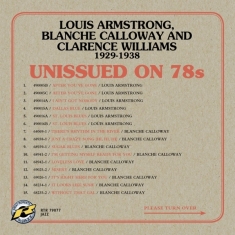 Armstrong Louis - Unissued On 78s Hot Dance Bands 1929-38