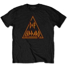 Def Leppard -  Unisex Tee: Classic Trian -  