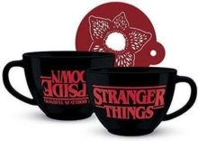 Stranger Things (The World is Turning Upside Down Cappuccino Mug And Stencil