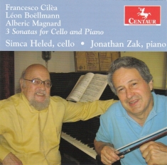 Heled Simca - 3 Sonatas For Cello & Piano