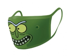 Rick and Morty - Rick and Morty (Pickle Rick) Face mask (2-pack)