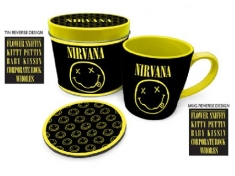 Nirvana - Nirvana (Smiley) Mug & Coaster In Tin