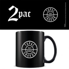 2Pac - Tupac Shakur (Trust Nobody) Black Coffee Mug