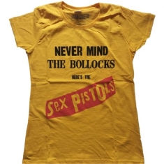 Sex Pistols - The Sex Pistols Ladies T-Shirt : Never Mind The Bollocks Original Album