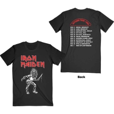 Iron Maiden - Iron Maiden Unisex T-Shirt : Autumn Tour 1980 (Back Print)