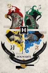 Harry Potter Animal Crest Poster in the group OTHER / Merchandise at Bengans Skivbutik AB (4141571)