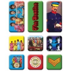 The Beatles - Sgt Pepper 9 Piece Set Magnet