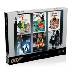 James Bond Puzzle Actor Debut Poster 1000 Pc