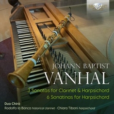 Vanhal Joahnn Baptist - 3 Sonatas For Clarinet & Harpsichor