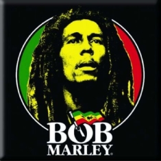 Bob Marley - Logo Face Magnet
