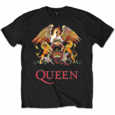 Queen - Unisex T-Shirt: Classic Crest